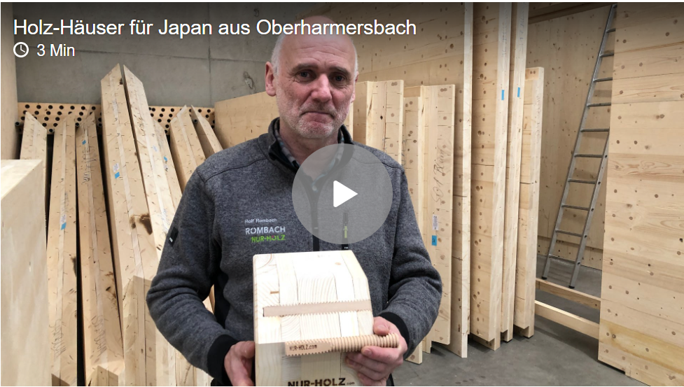 NUR Holz Häuser für Japan Video